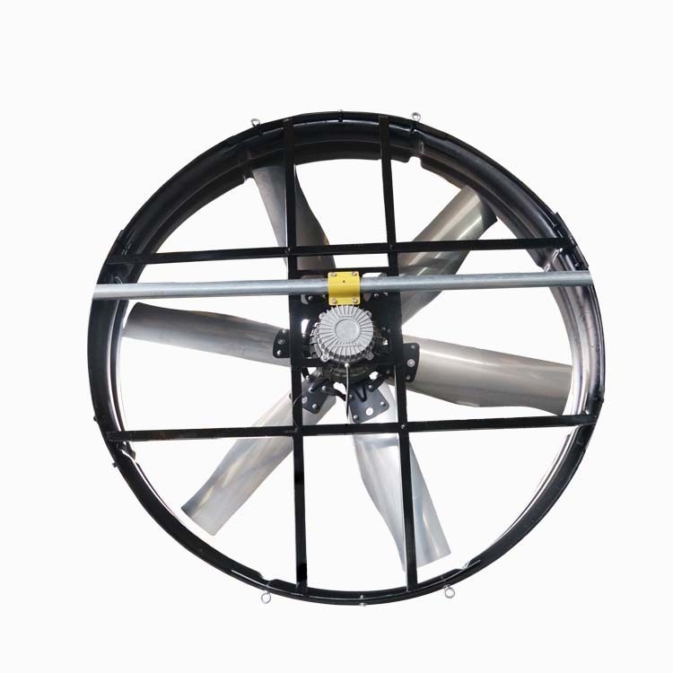 الطاقة 2000W المروحة الصناعية العادم IP55 مستوى الحماية 60mm أنابيب تركيب 345r/min سرعة الدوران