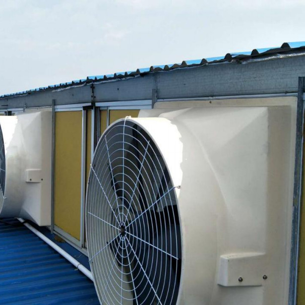 48000m3/h IP55 المراوح الصناعية لمكابح العادم 3φ 380V / 50Hz 850W الطاقة لعمليات تدفق الهواء