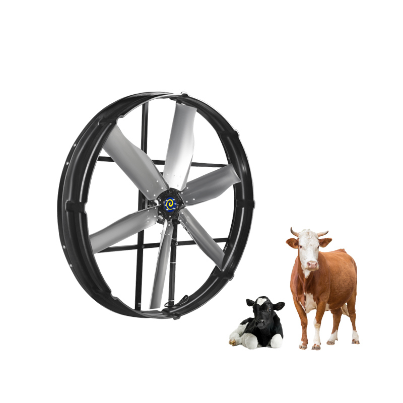 الطاقة 2000W المروحة الصناعية العادم IP55 مستوى الحماية 60mm أنابيب تركيب 345r/min سرعة الدوران