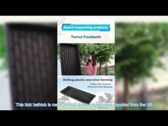 حاوية حمام قدم الماشية LLDPE بلاستيكية شديدة التحمل لون بني