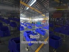 سقي الحيوانات الأزرق الآلي مع معدل تدفق 120l / 31gal لكل دقيقة و 3 مجموعات من 220V300W أقراص التدفئة