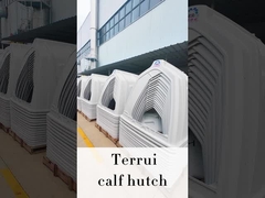 البولي إيثيلين الأبيض المقاوم للطقس مستطيل الحليب عجل الحيوانات مع العزل ومقاومة الطقس