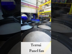 مروحة الصرف الصناعي القوية مع 2000W مدخل 345r / min سرعة الدوران 20-100٪ التحكم في السرعة