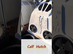 عازلة البيضاء مستطيلة البولي إيثيلين الحليب عجل الحيوانات