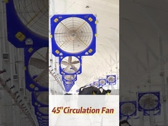 مروحة صناعية قوية مع سرعة الدوران 610RPM 40700m3/h تدفق الهواء