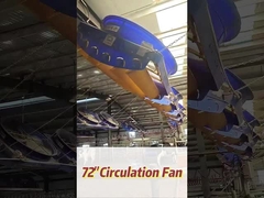 345دورة في الدقيقة سرعة الدوران المروحة الصناعية مع محرك قوي 2000w / 2.7hp