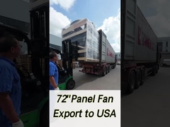 المروحة الصناعية لخروج الدخان ثلاثية المراحل لإزالة الدخان بشكل فعال